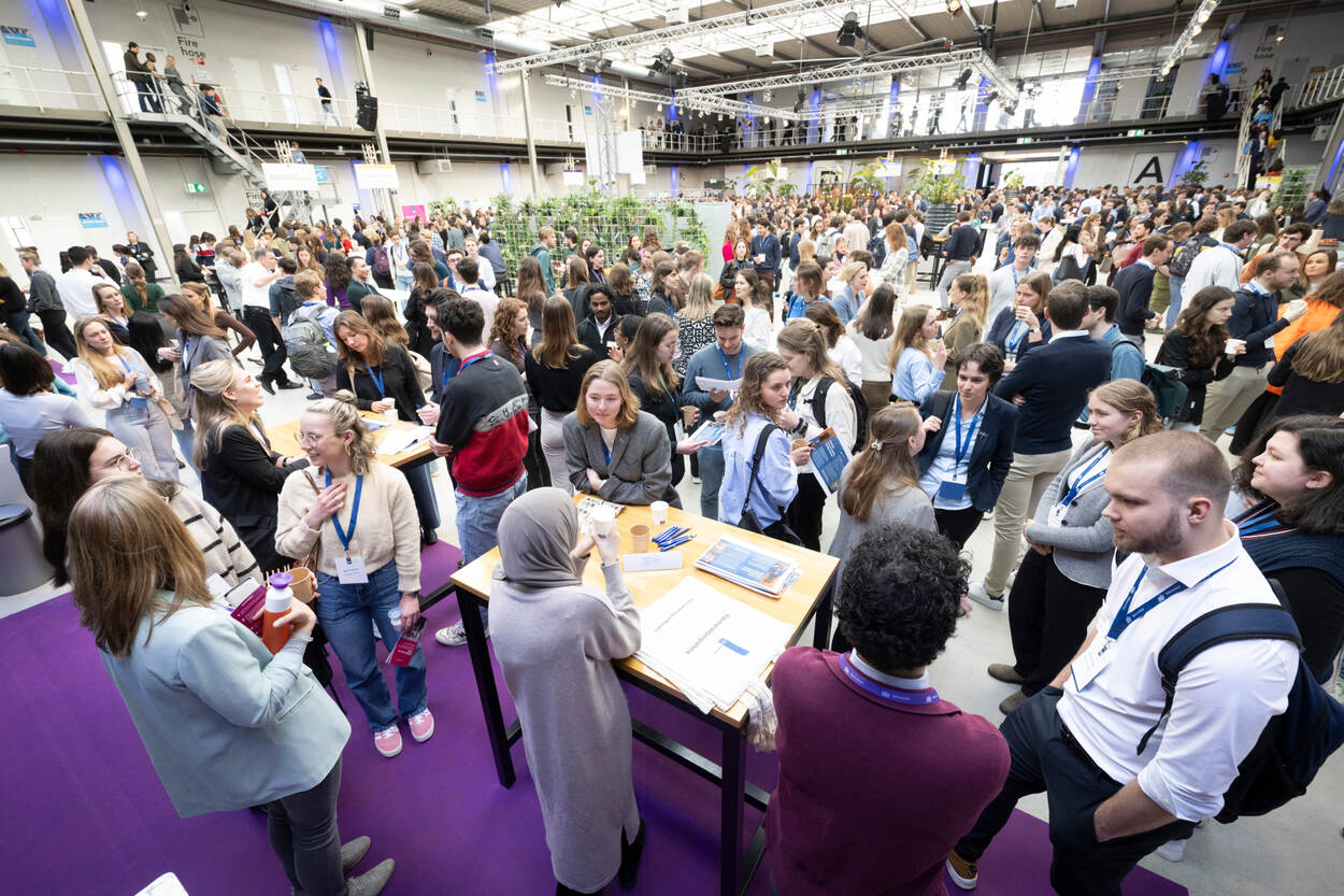 Bezoeker tijdens Traineeplaza 2024