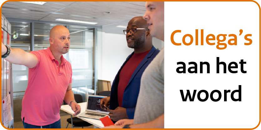 Link naar pagina Collega's aan het woord